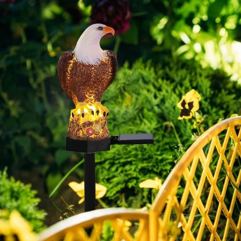 GardenOwl - Vattentät LED-lampa med djurdekoration