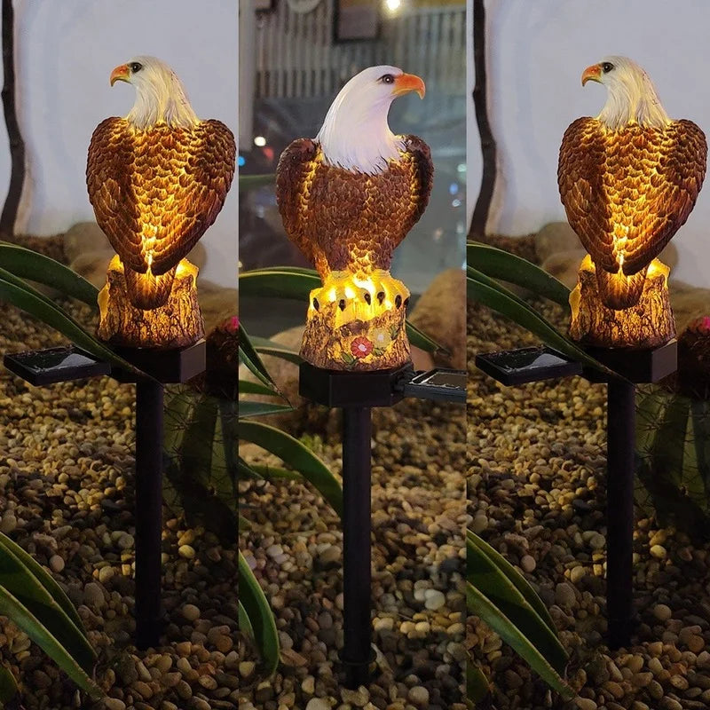 GardenOwl - Vattentät LED-lampa med djurdekoration