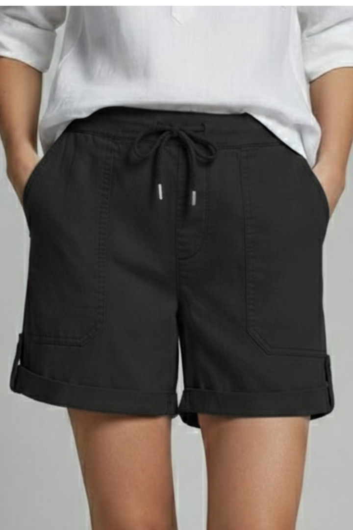 Bekväma sommarshorts för kvinnor – Justerbar dragsko i avslappnat mode