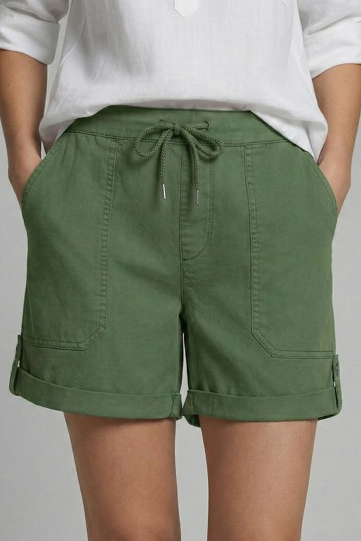 Bekväma sommarshorts för kvinnor – Justerbar dragsko i avslappnat mode