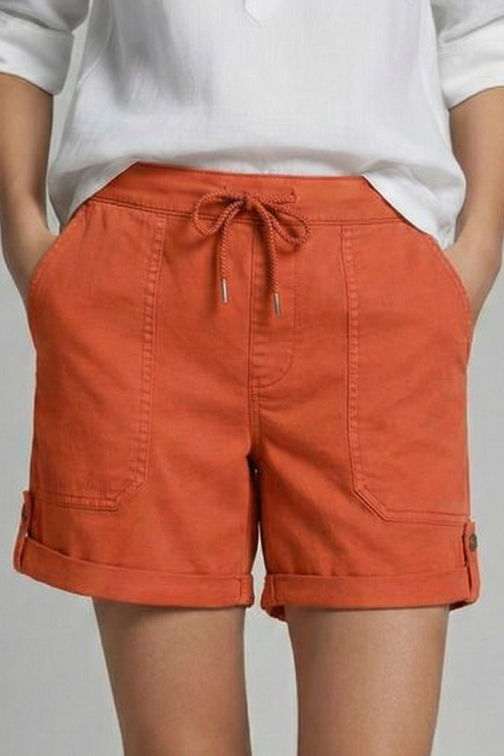 Bekväma sommarshorts för kvinnor – Justerbar dragsko i avslappnat mode