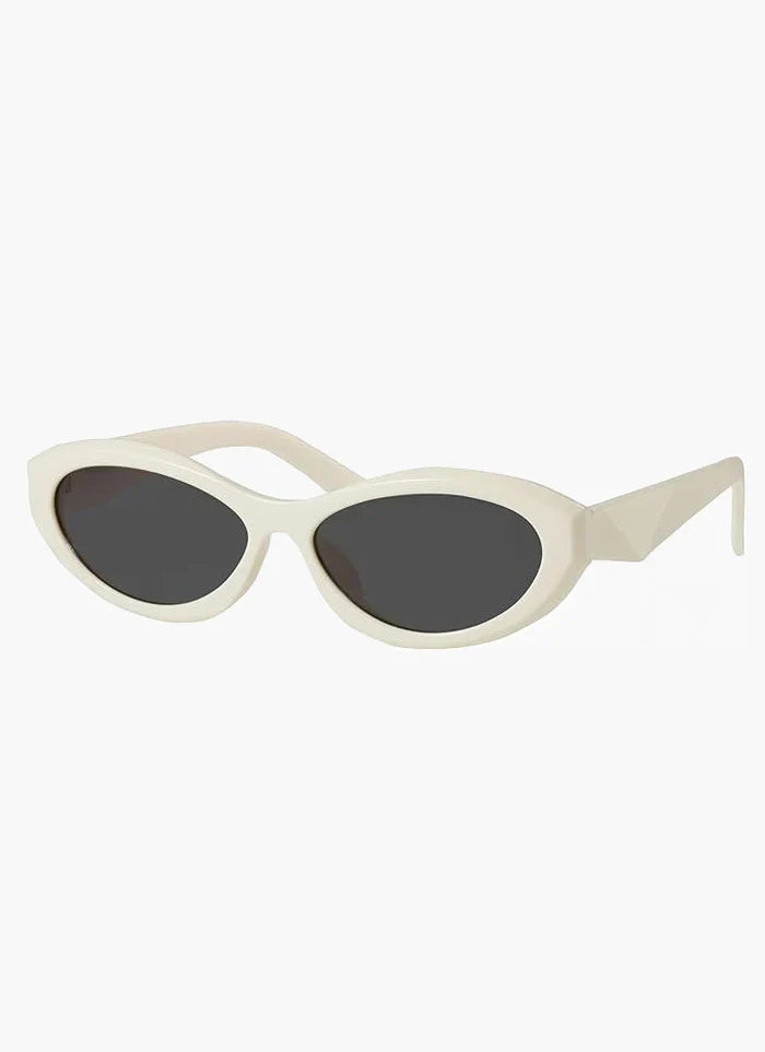Dam Vintage Slim Ovala Solglasögon - Retroinspirerade Modeglasögon