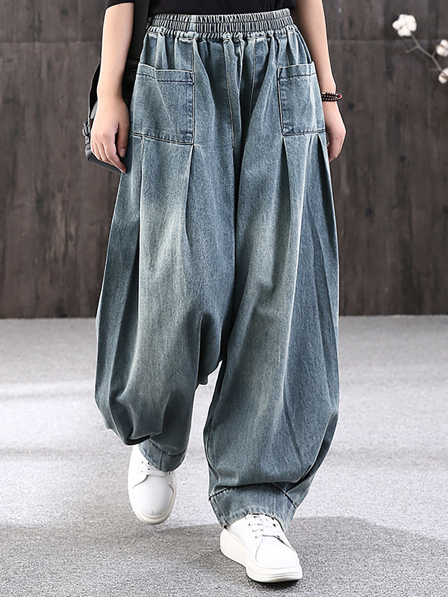 Baggy casualbyxor för kvinnor