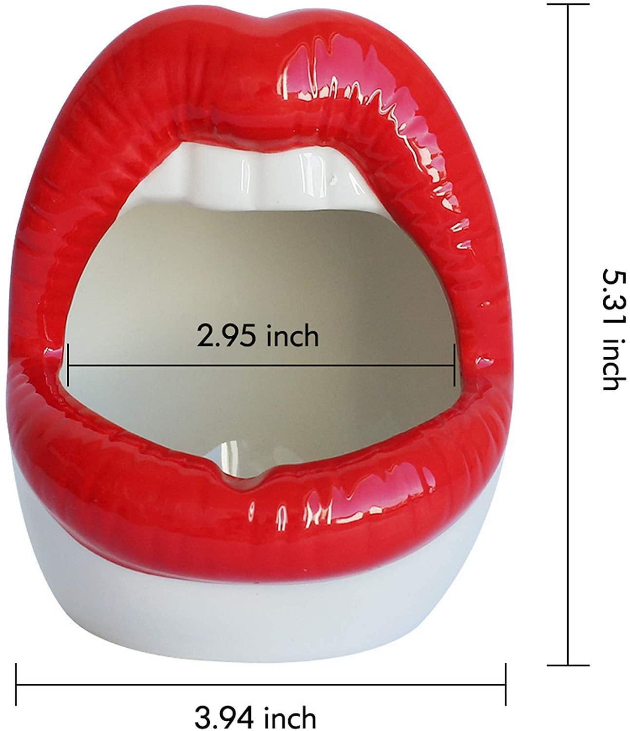 Smooch Lips keramisk kruka