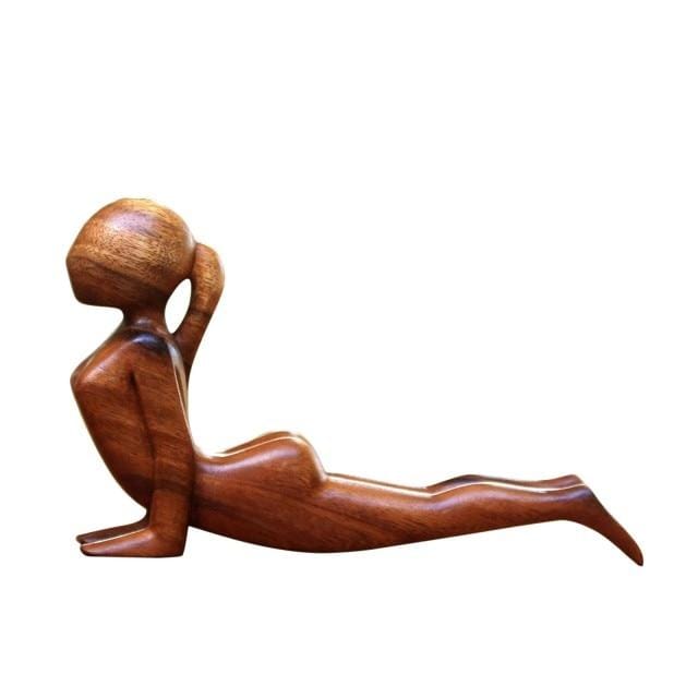 SerenityFlow – Handgjord yogapositionsdekorationsset