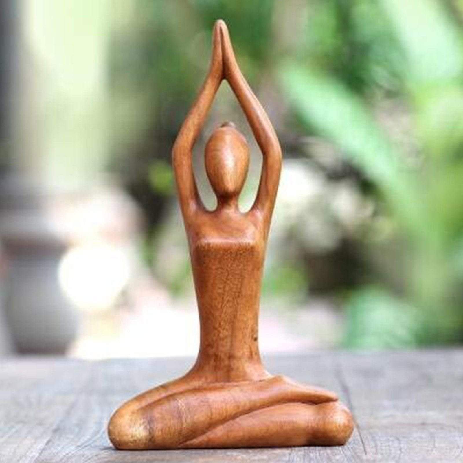 SerenityFlow – Handgjord yogapositionsdekorationsset