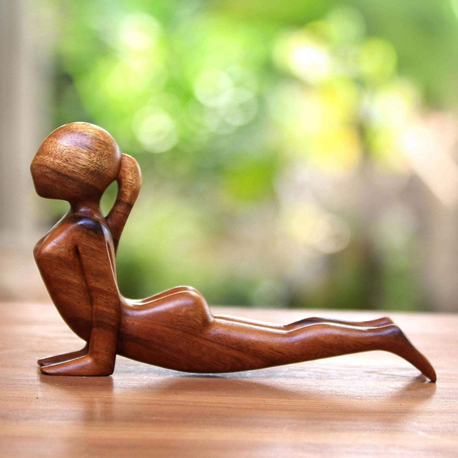 SerenityFlow – Handgjord yogapositionsdekorationsset