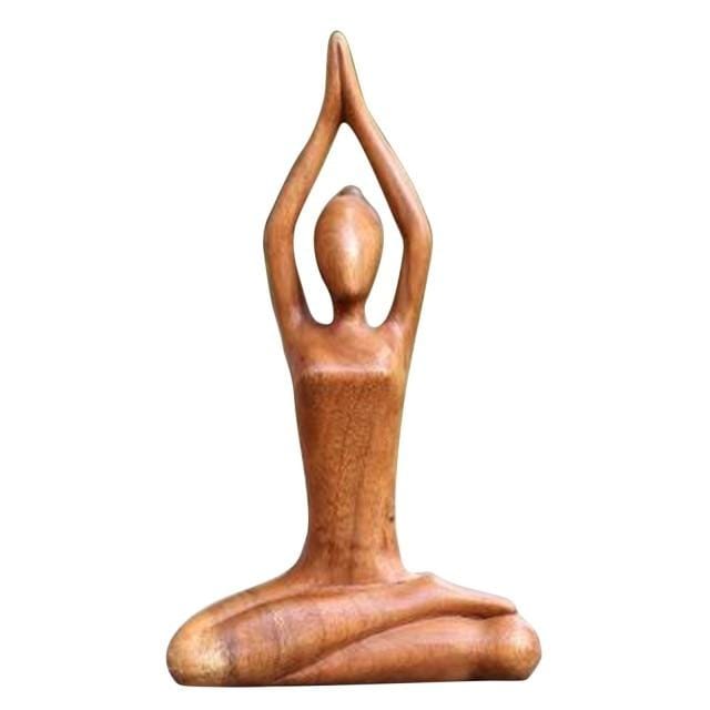 SerenityFlow – Handgjord yogapositionsdekorationsset