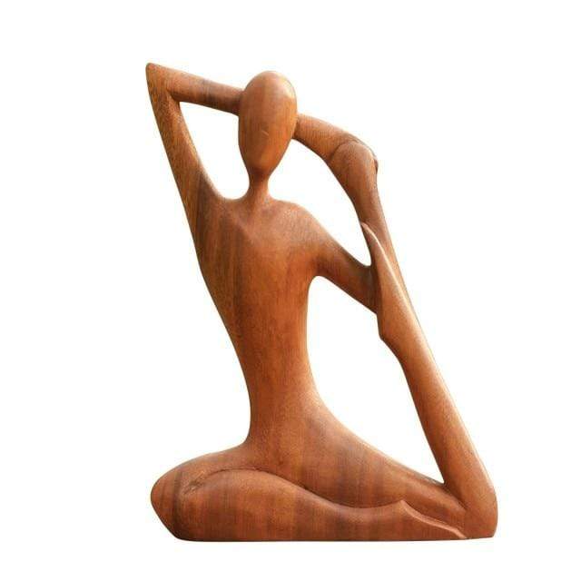 SerenityFlow – Handgjord yogapositionsdekorationsset