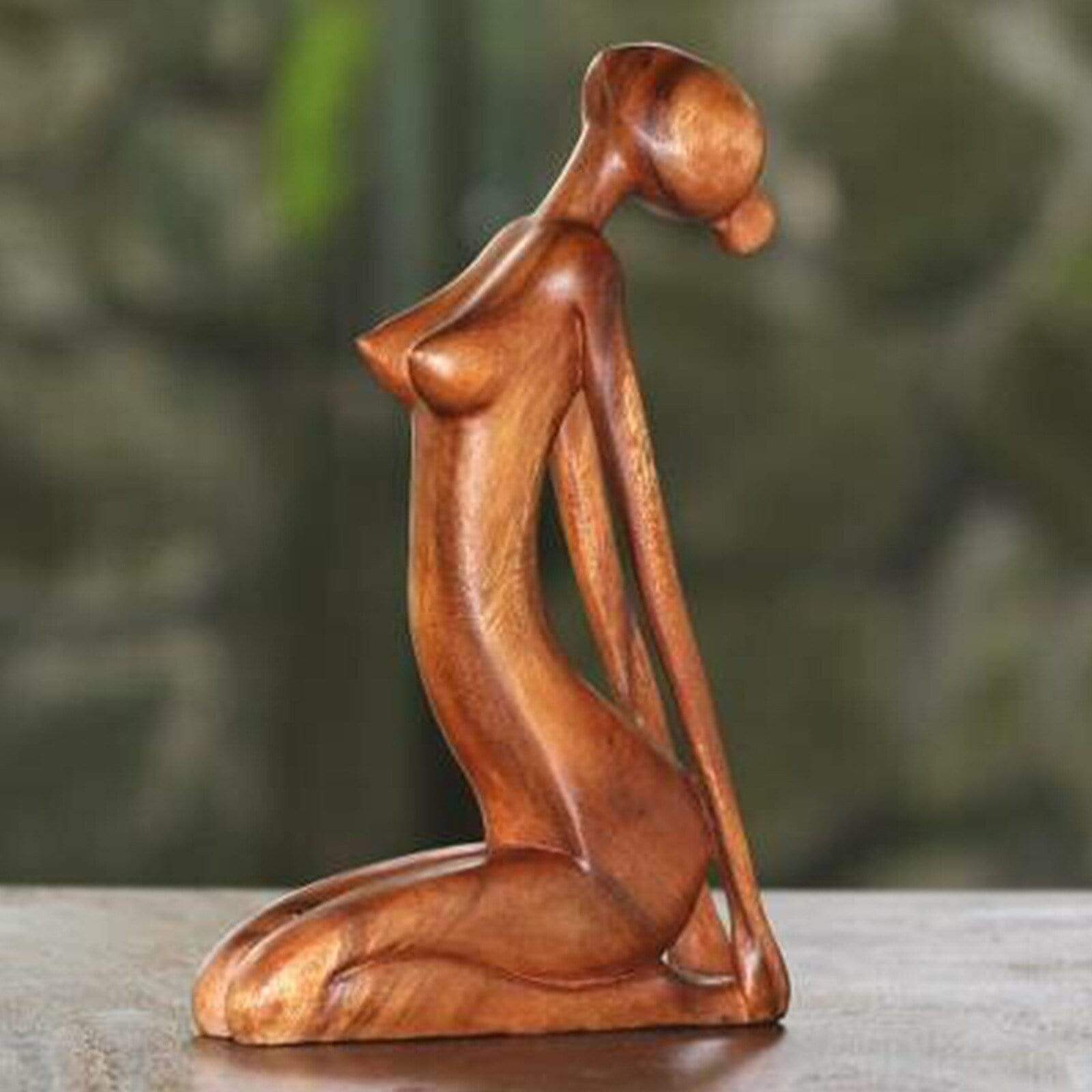 SerenityFlow – Handgjord yogapositionsdekorationsset