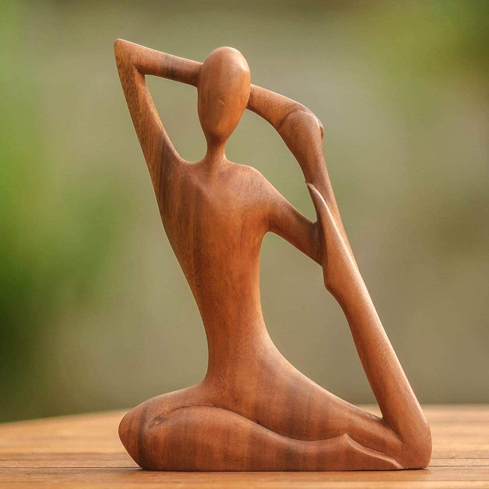 SerenityFlow – Handgjord yogapositionsdekorationsset