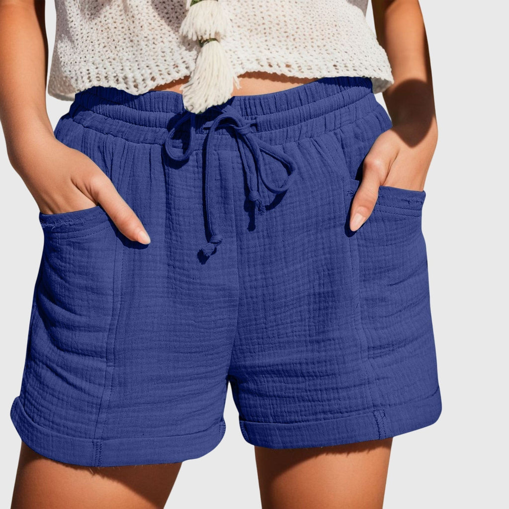 Skräddarsydda shorts med hög midja för kvinnor – eleganta, smarta och avslappnade sommarbyxor