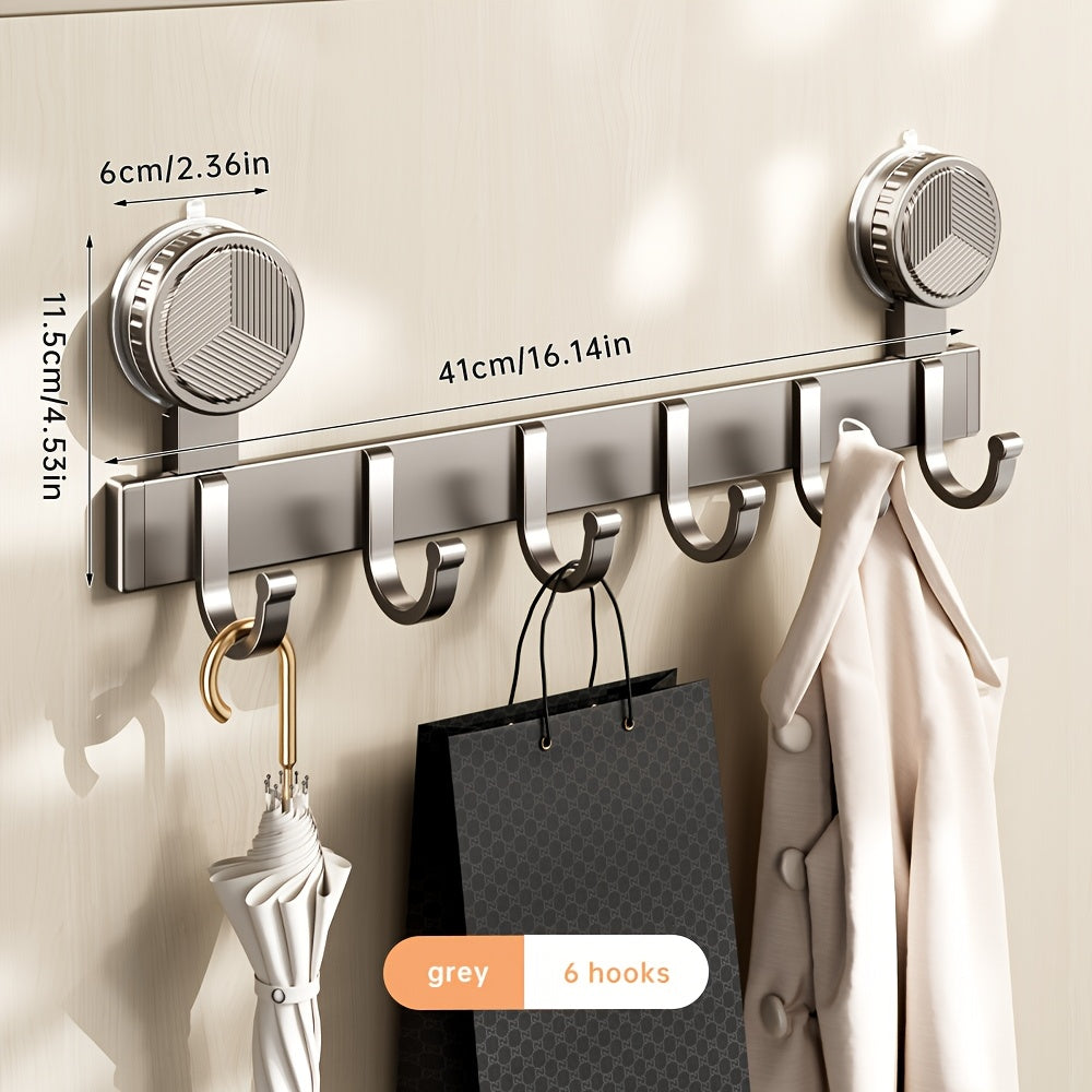 Stark sugkrok för dörren – Mångsidig förvaring för handdukar, rockar och accessoarer