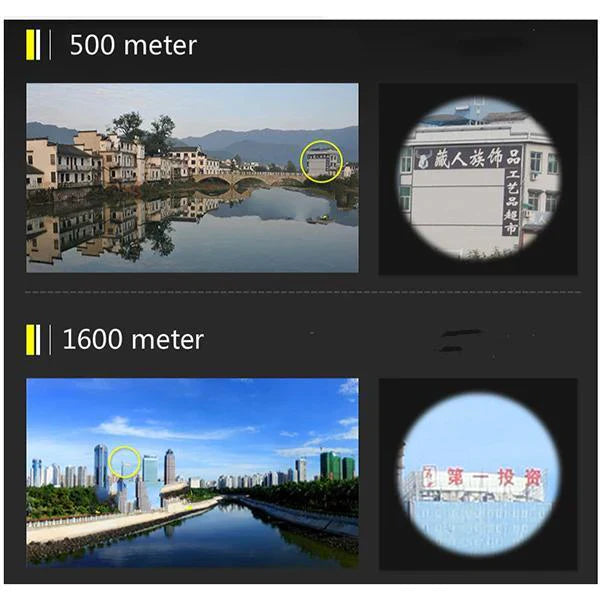 Kraftfull äventyrskikare - Långdistanssiktning för utomhusbruk