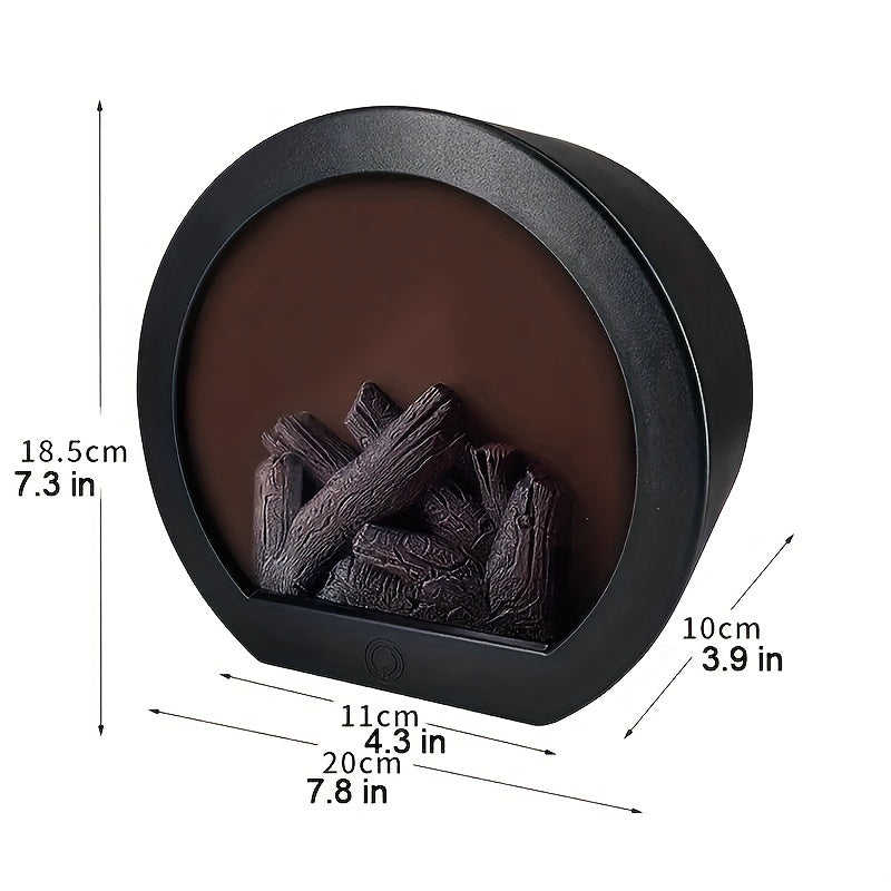 Simulerad flamlampa – Batteri- och USB-driven omgivningslampa för inomhus- och utomhusdekor