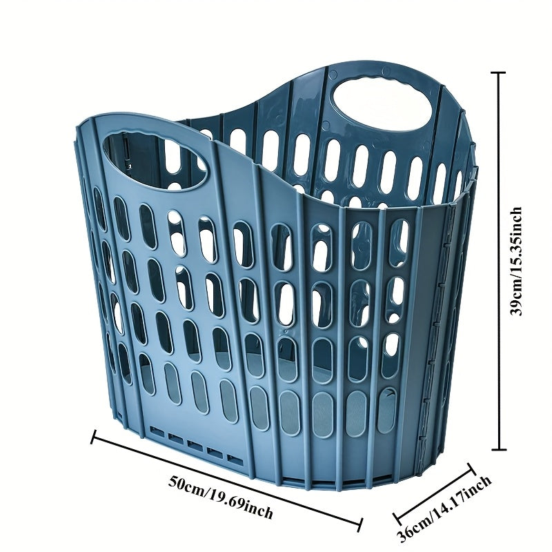 FlexiFold bärbar tvättkorg – Kompakt och lättbärbar klädkorg