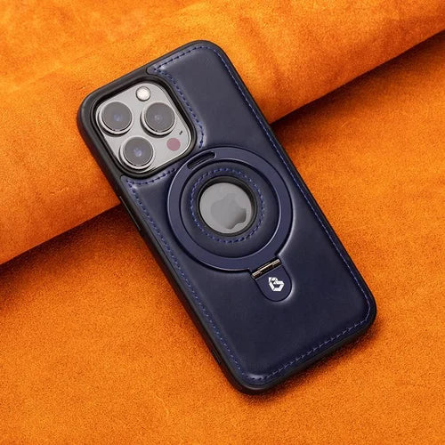 Magnetiskt iPhonefodral med osynligt ringställ