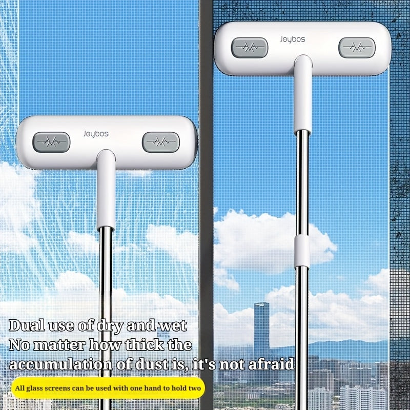 Utdragbar mikrofiberfönster- och skärmrengöring – Teleskopisk dammborste för ränderfri glans