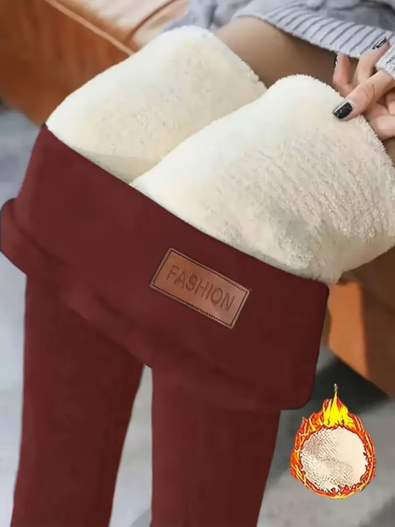Ellie | Fleecefodrade tjockare leggings – Mysiga vinter- och termokläder