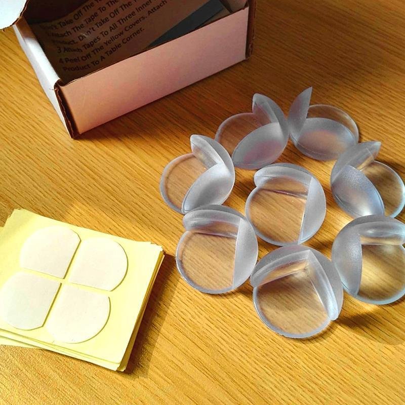 12-pack babysäkra hörnskydd - Återanvändbara bordskantskydd för barnsäkerhet