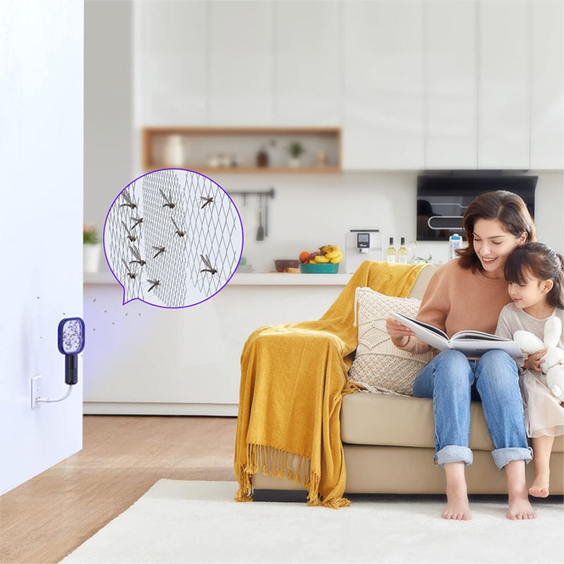 Bärbar elektrisk insektssläckare – USB-laddningsbar mygg- och flugsmälla