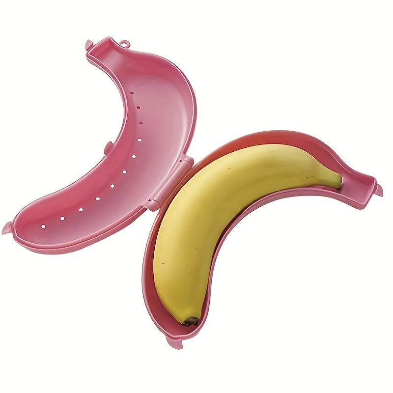 Kompakt bananförvaringshållare – krosskyddad frukthållare i plast