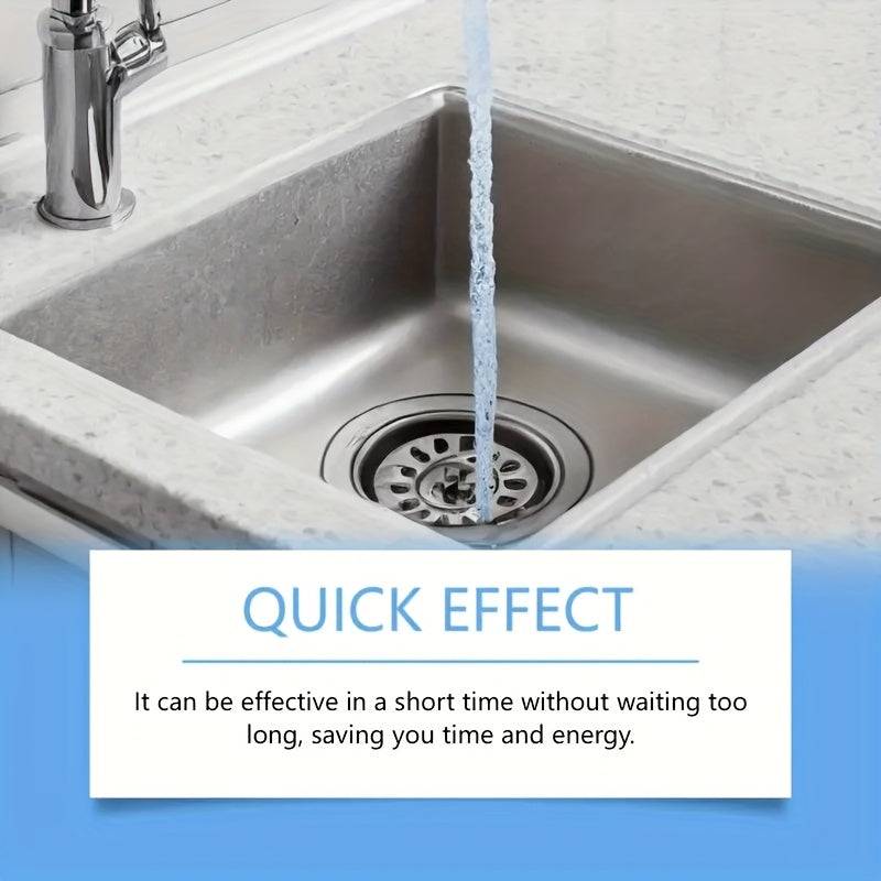 24-pack snabbverkande avloppsrengöringstabletter – kraftfull lösning för handfat, toaletter och rör