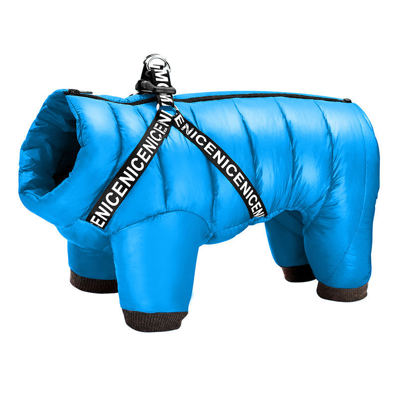 Hundvinterjacka – Vattentät, mysig och justerbar jacka för kallt väder