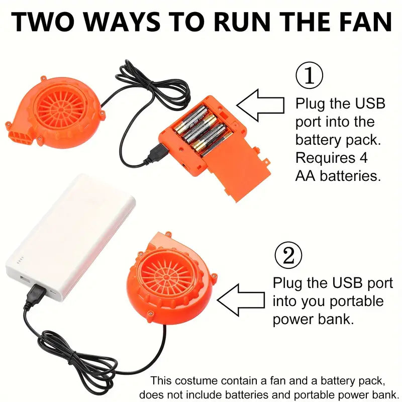 Uppblåsbar cowboyhästkostym – Rolig fest- och karnevalsoutfit för vuxna