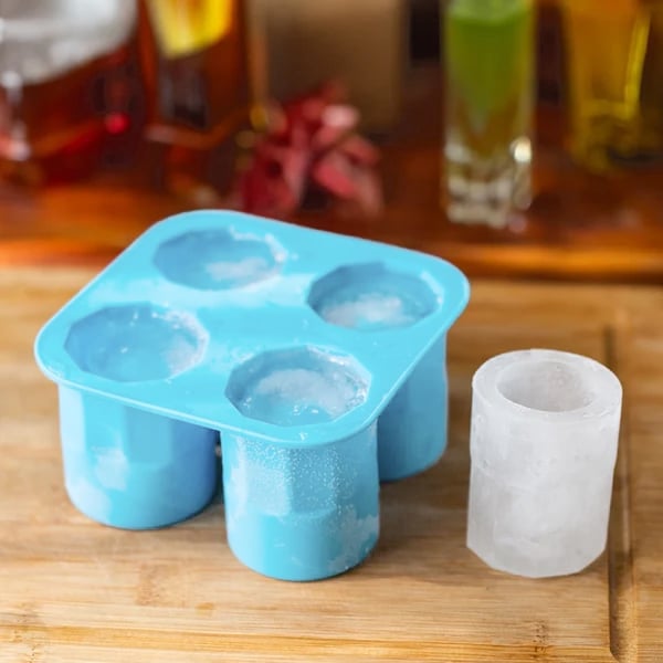 1+1 GRATIS | ChillShots Silikonform – Wiederverwendbarer Eis-Schnapsglas-Maker