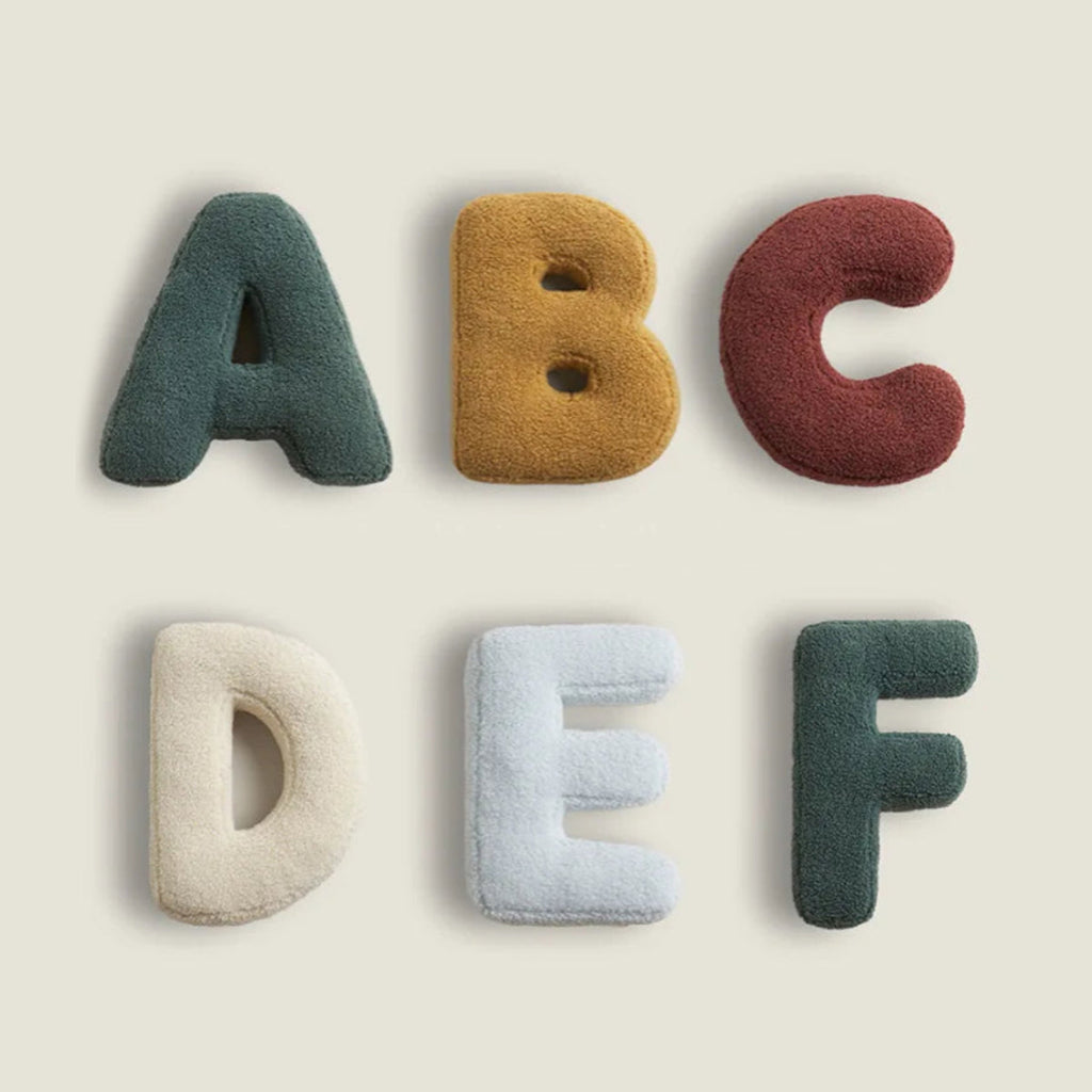 Alphabet Design Sofa Cushion