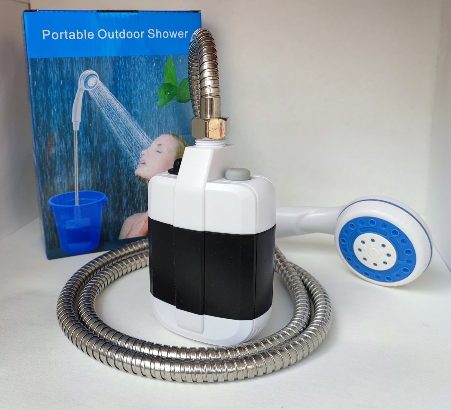 Aquacharge bärbar elektrisk dusch: ultimat usb-laddningsbar dusch för utomhus- och hemmabruk