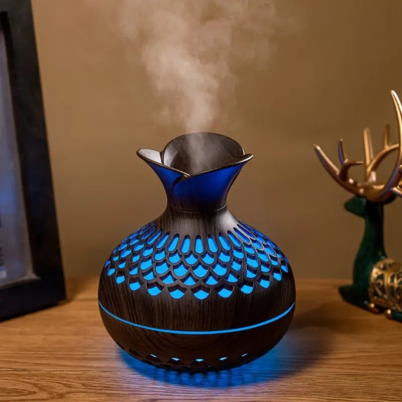 Ultraljudsdiffusor för eteriska oljor – Elegant design för lugnande aromaterapi i hemmet