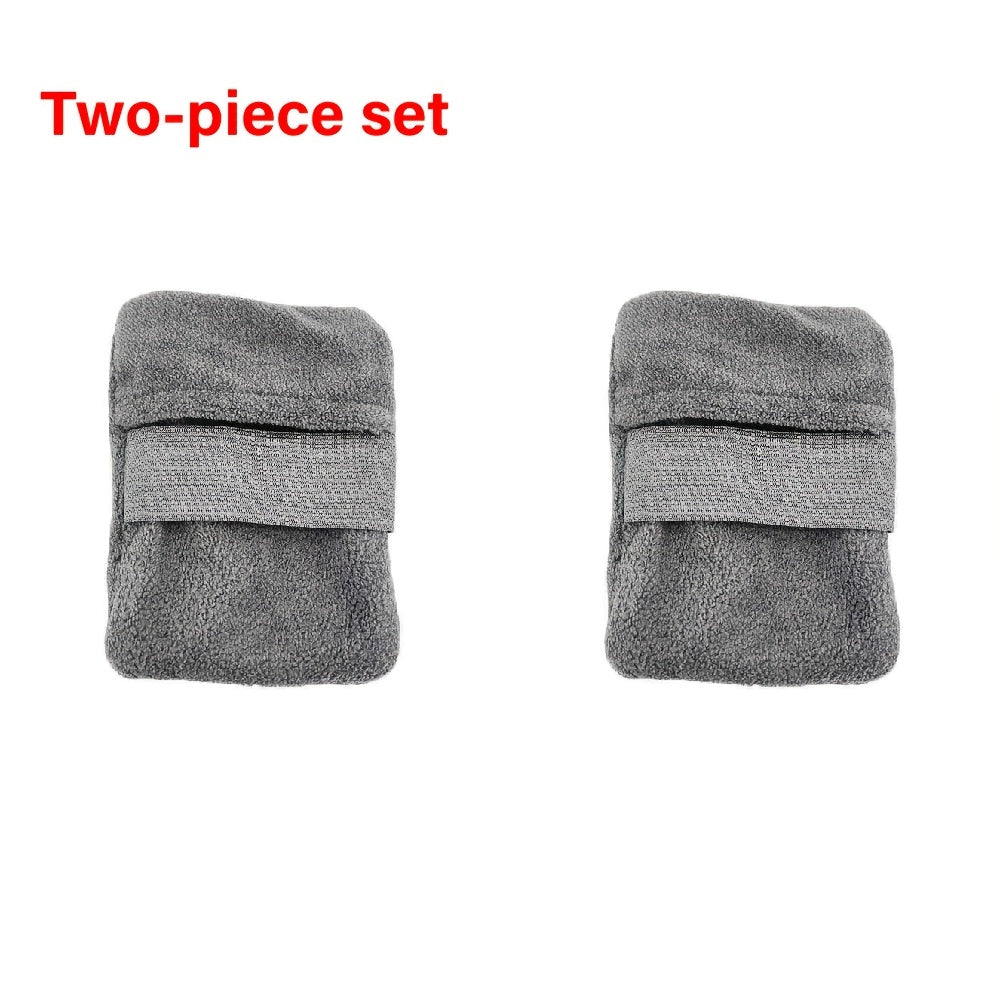 2-pack sandfria strandhanddukar – Mjuka avskakningsdukar i korallfleece för utomhusäventyr