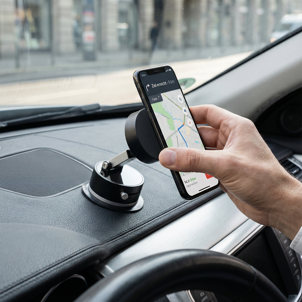 Dubbelsidig magnetisk telefonhållare – Stark sugkraft för alla mobila enheter