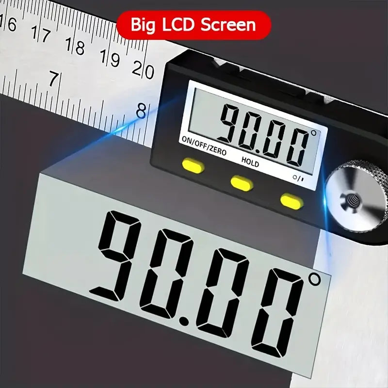 Justerbar vinkelgradius för träbearbetning – Precisionsmätverktyg för snickeri och gör-det-själv-hantverk