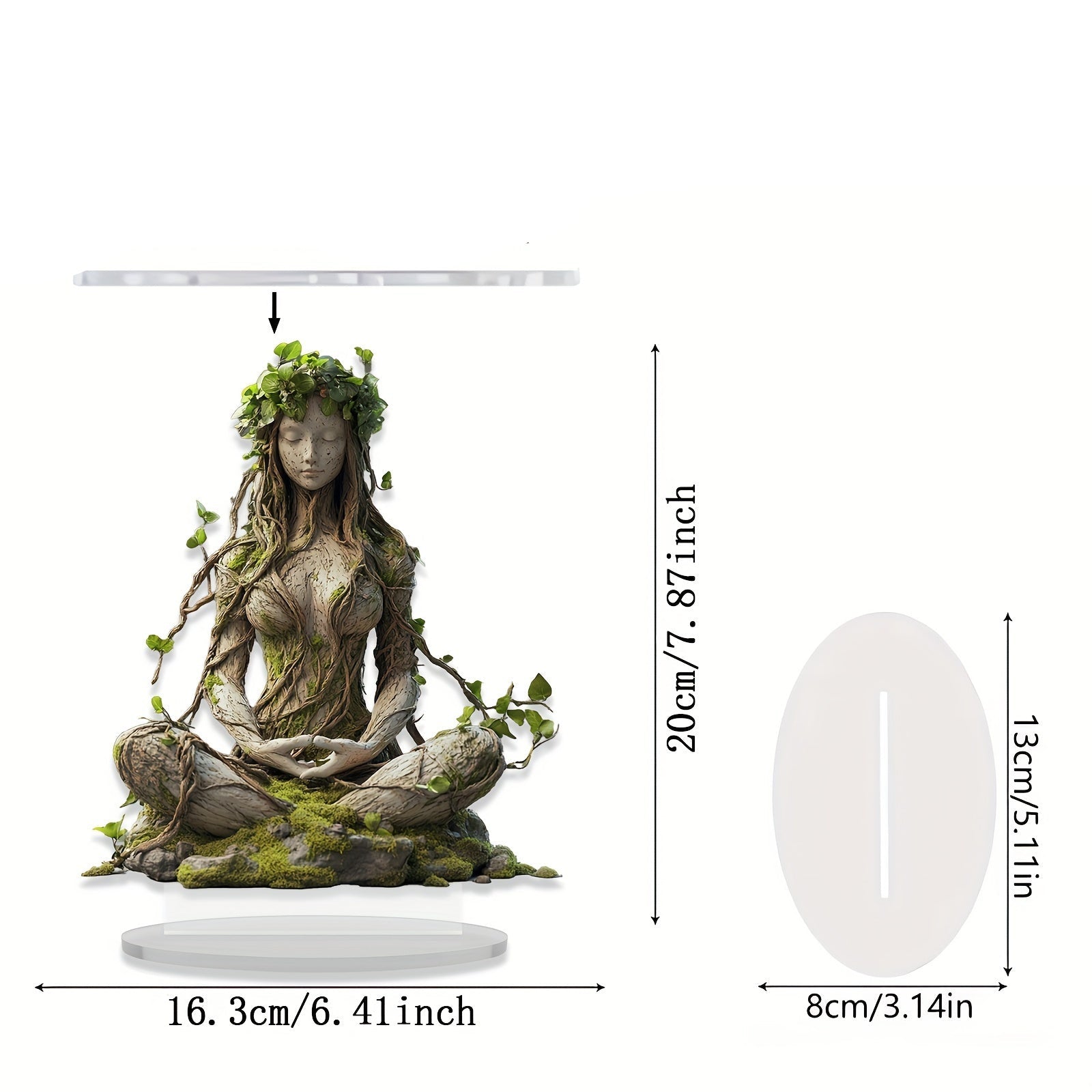 Akrylfigur Bohemian Spirit – Elegant hem- och kontorsaccessoar