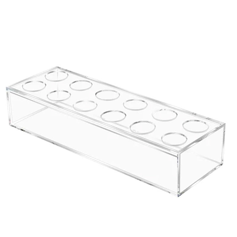 Modern blomhållare i akryl – Elegant vas med flera hål för snygg heminredning