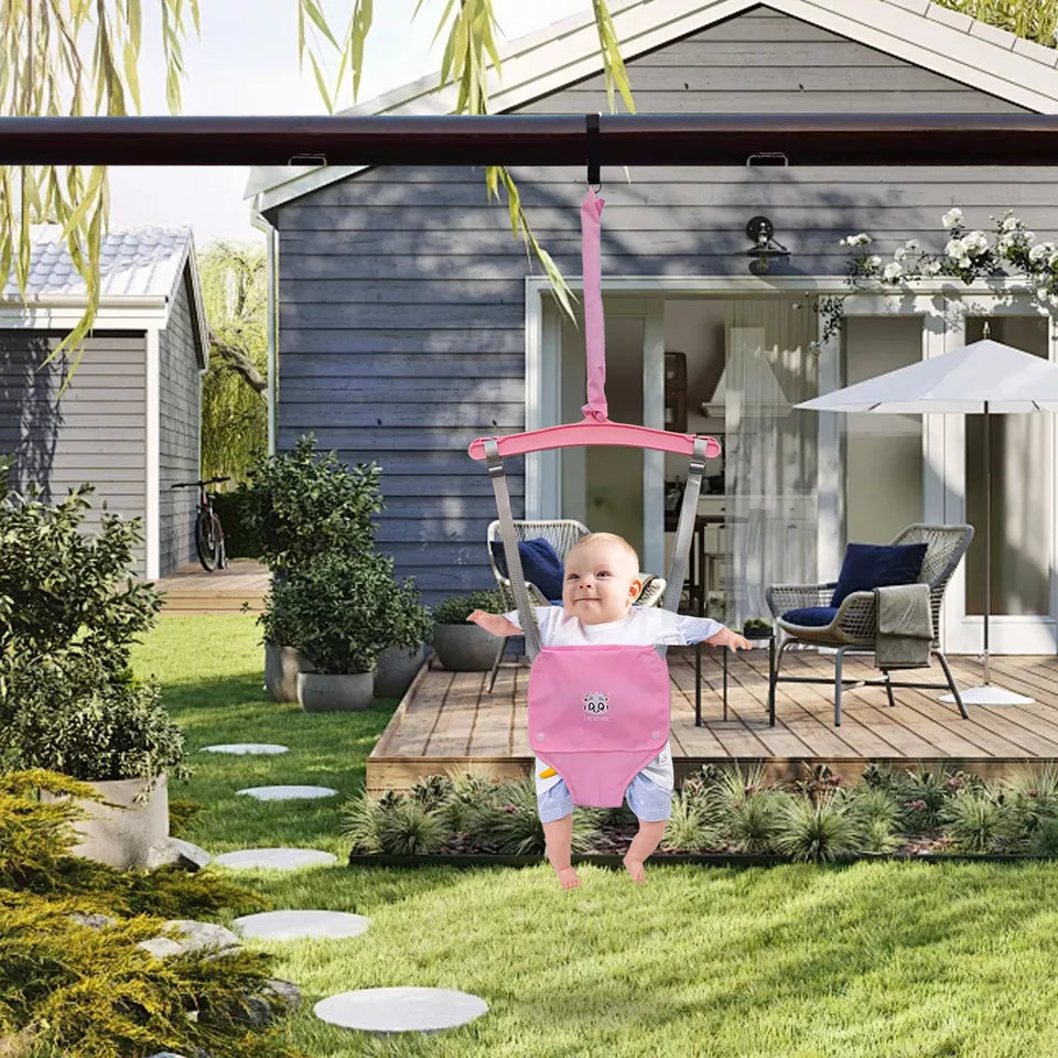 Doorway Babysitter - Justerbar gungstol för inomhuslek och motion