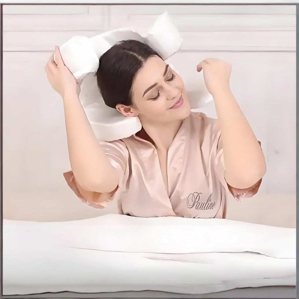 SilkRest | Anti-rimpel kussen van traagschuim – Comfort met gel voor gezicht en nek