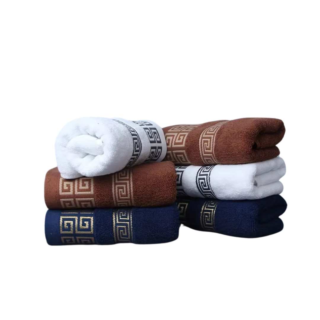 Designer bomullshandduk Duo – Snabbtorkande, absorberande badlakan