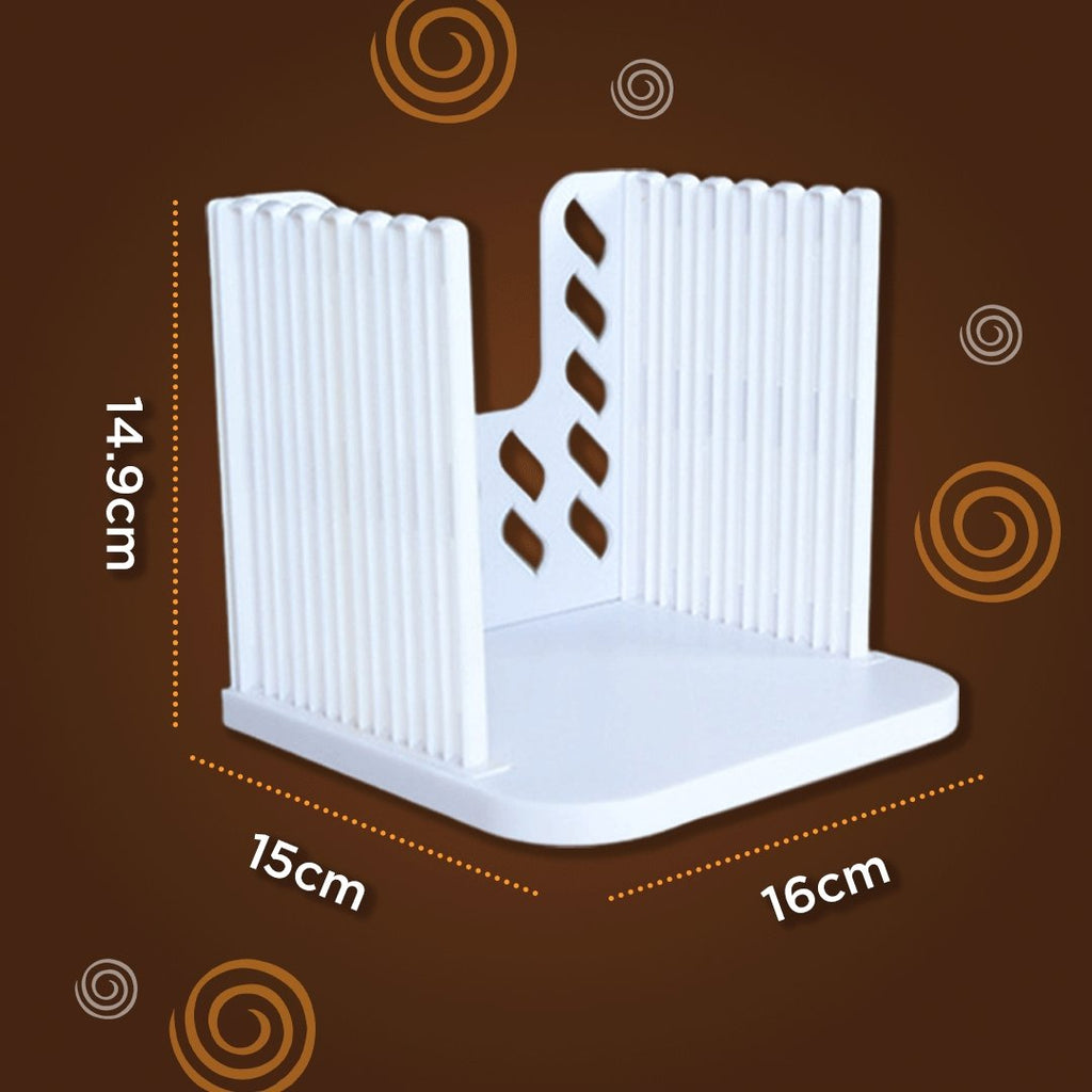 SliceGuide – Justerbar, hopfällbar brödskivarställning | Jämna snitt för hembakade bröd