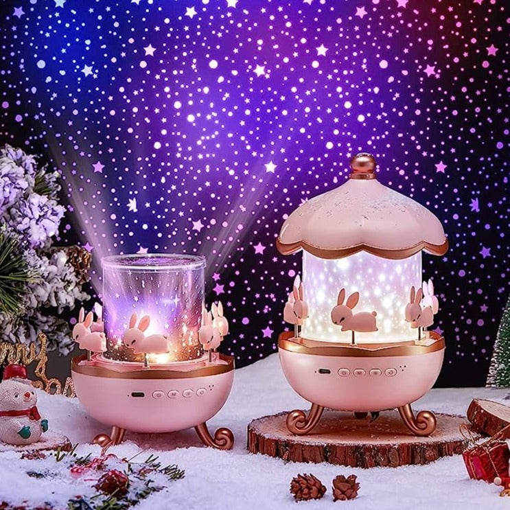 StarryGlow 360° roterande nattljus – fascinerande projektor