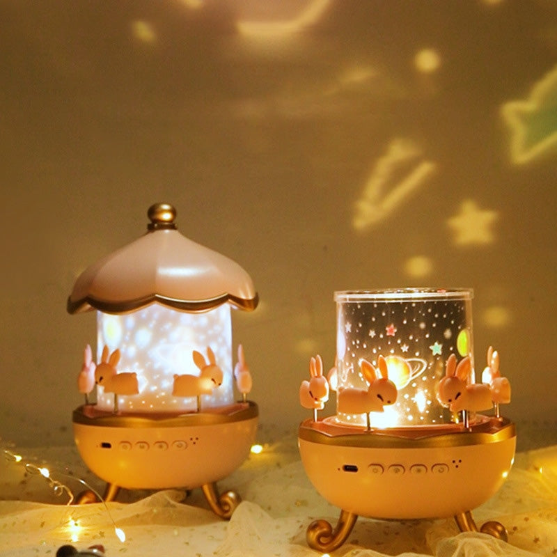 StarryGlow 360° roterande nattljus – fascinerande projektor