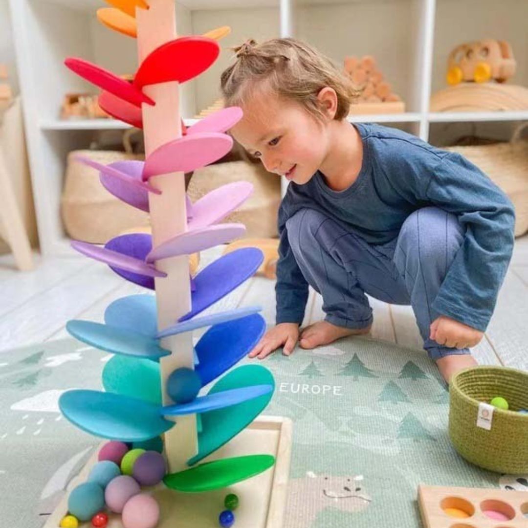 Marble Run Set – Bygg, lär och lek med livfulla spår