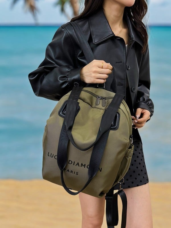 Allt-i-ett-reseryggsäck för laptop – Vattentät, expanderbar bärväska med USB-laddningsport