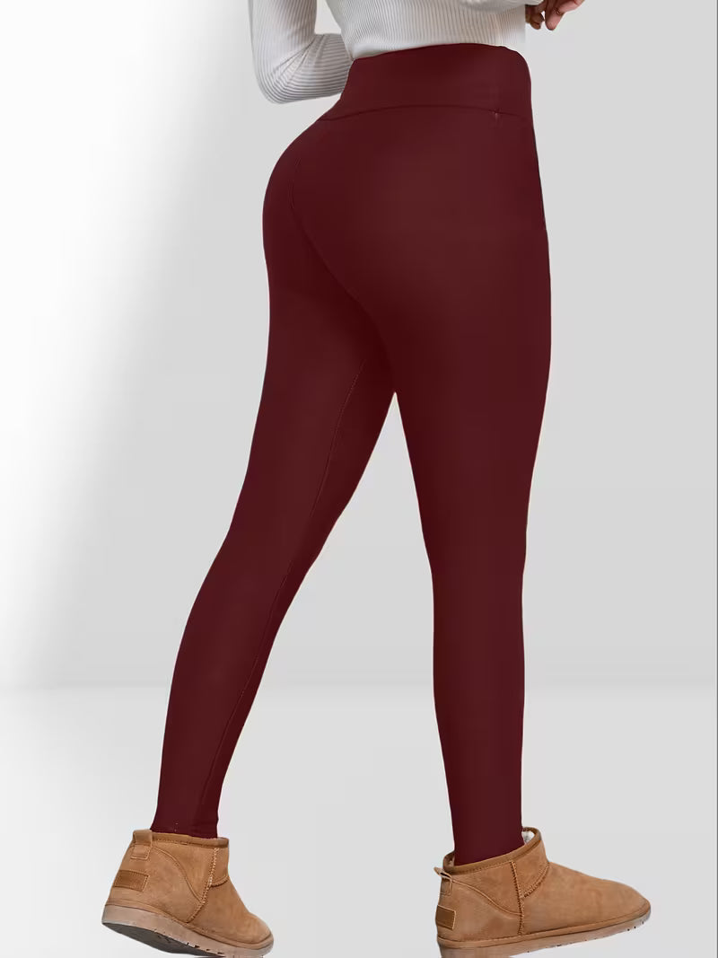 Ellie | Fleecefodrade tjockare leggings – Mysiga vinter- och termokläder