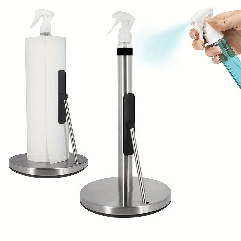 Pappersrullhållare i rostfritt stål med 2-i-1-funktion - Köksviktigt