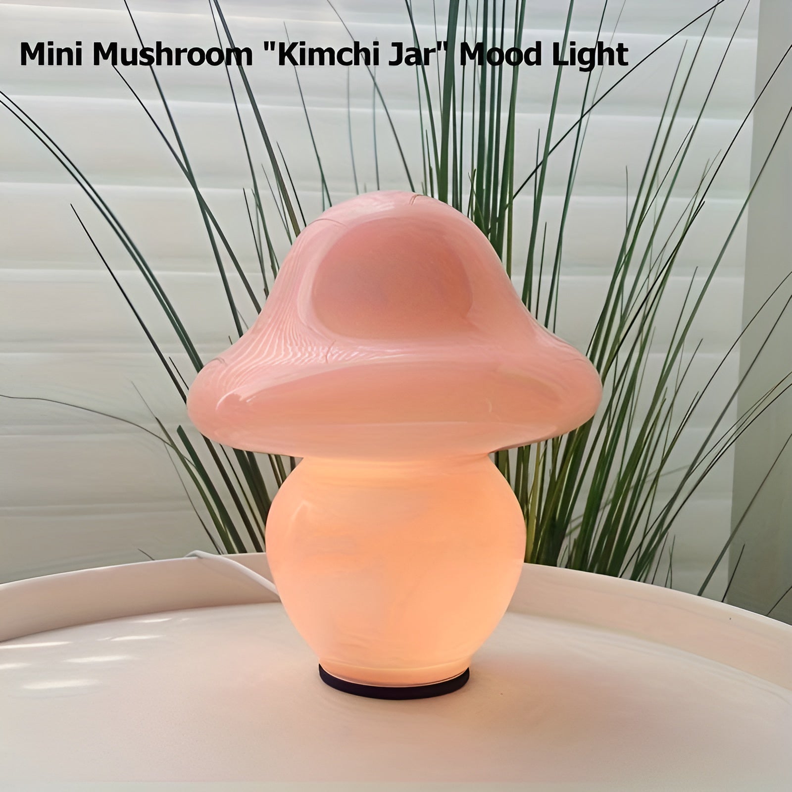 LumiGlow RGB Mushroom Bordlampe - Vintage charme, smart belysning