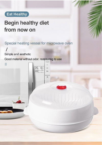 Ångbehållare för mikrovågsugn – tidsbesparande lösning för hälsosam matlagning